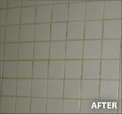 Grout: after GreenClean